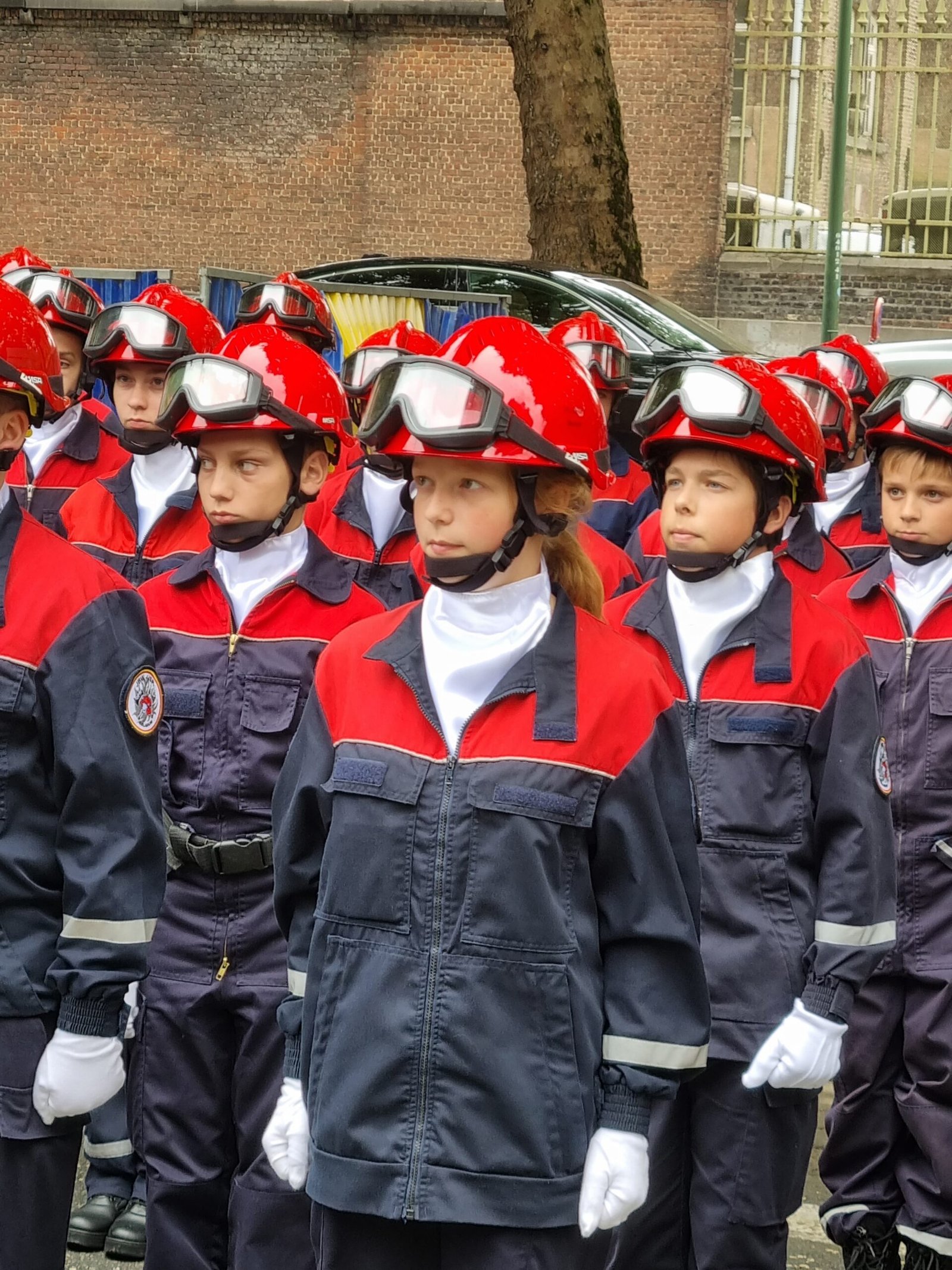 Oefening jeugdbrandweer